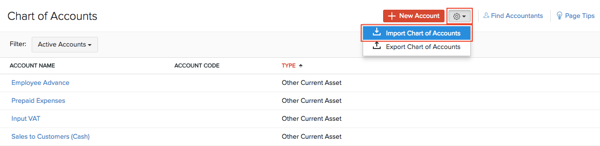 Chart Of Accounts In Tally Software