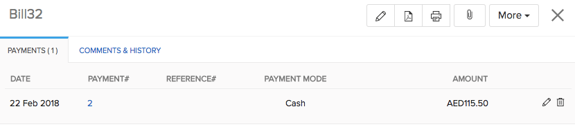 Payments Received