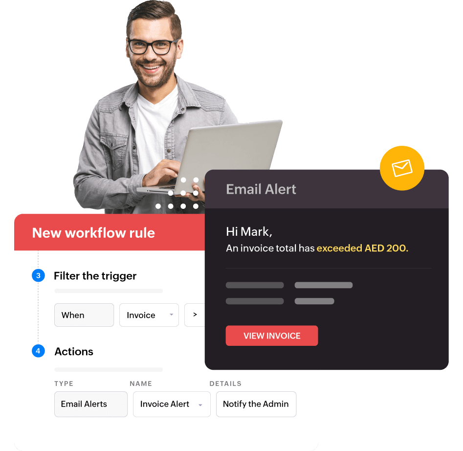 Custom Updates - Email and Field Updates - Zoho Inventory