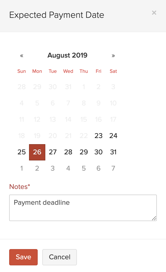 Expected Payment Date