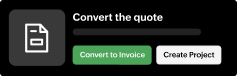 Convert quotes into invoices with ease | Zoho Billing