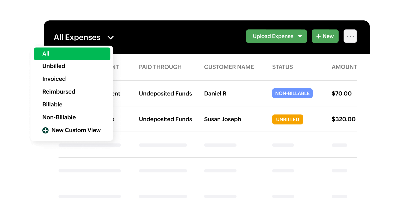 Expense billing Get expenses reimbursed Zoho Billing