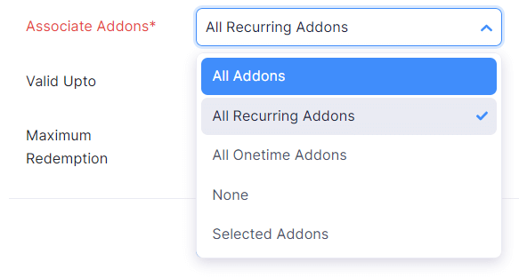 Associate Addons