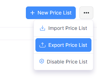 Import Sales Price Lists