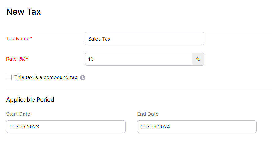 Tax in Plan