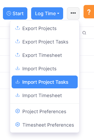 Import Tasks