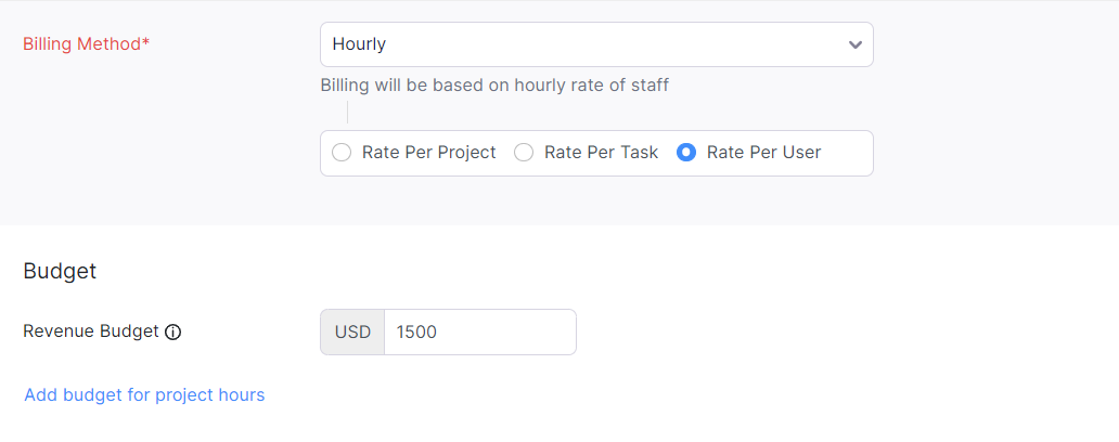 Staff Hours Projects
