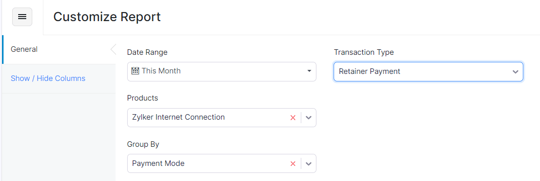 View Payments