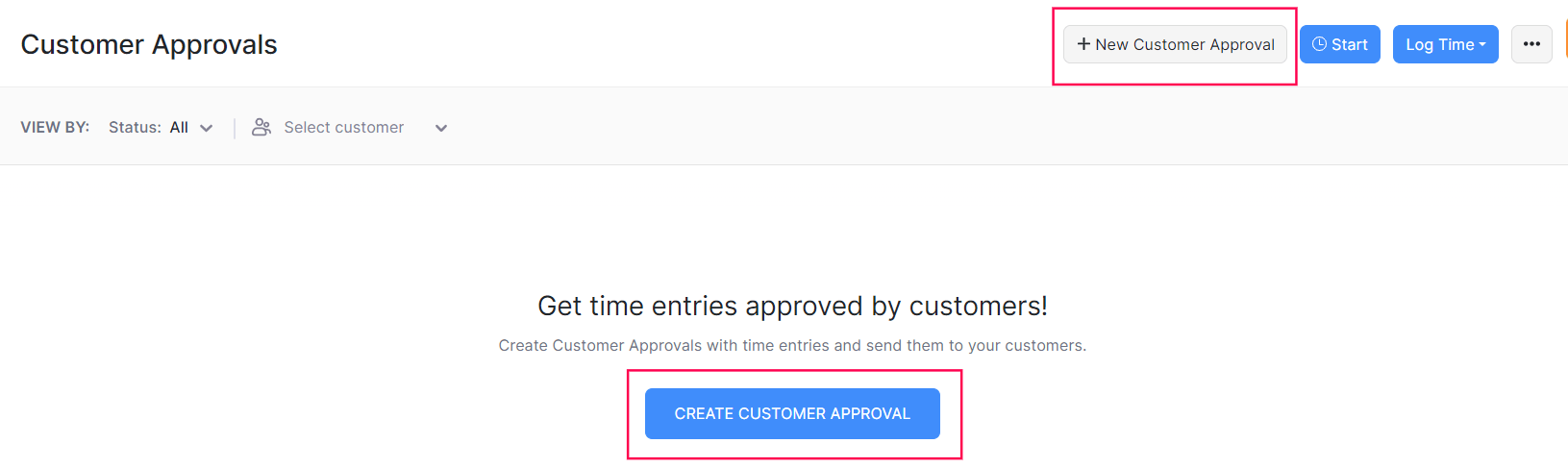 Create Customer Approval