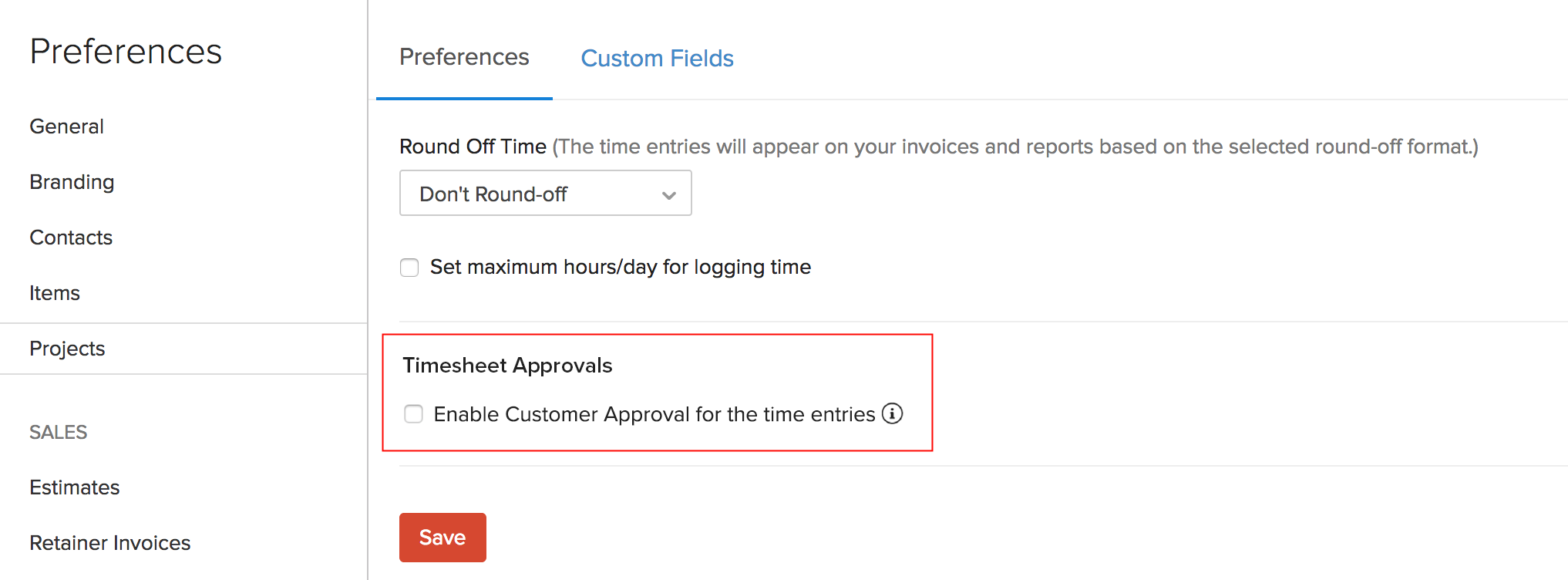Other Actions in Customer Approvals