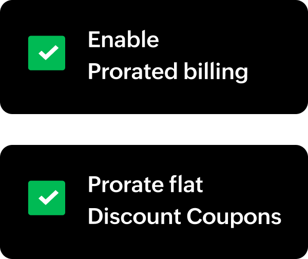 Manage mid-cycle subscription changes with prorated billing | Zoho Billing