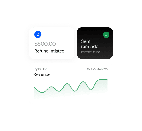 Card describing revenue projections and revenue recognition for a project