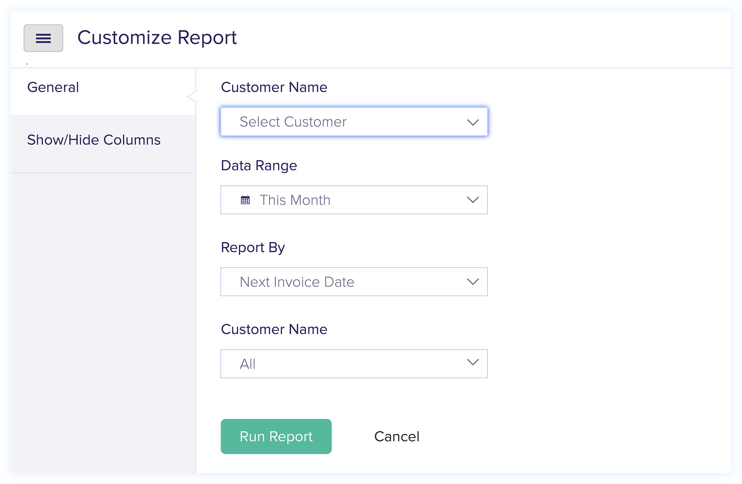 Customize Financial Reports - Financial Reporting Software - Zoho Books