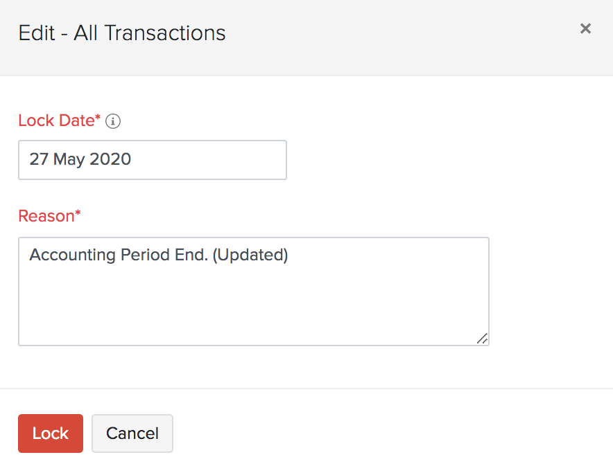 Transaction Locking