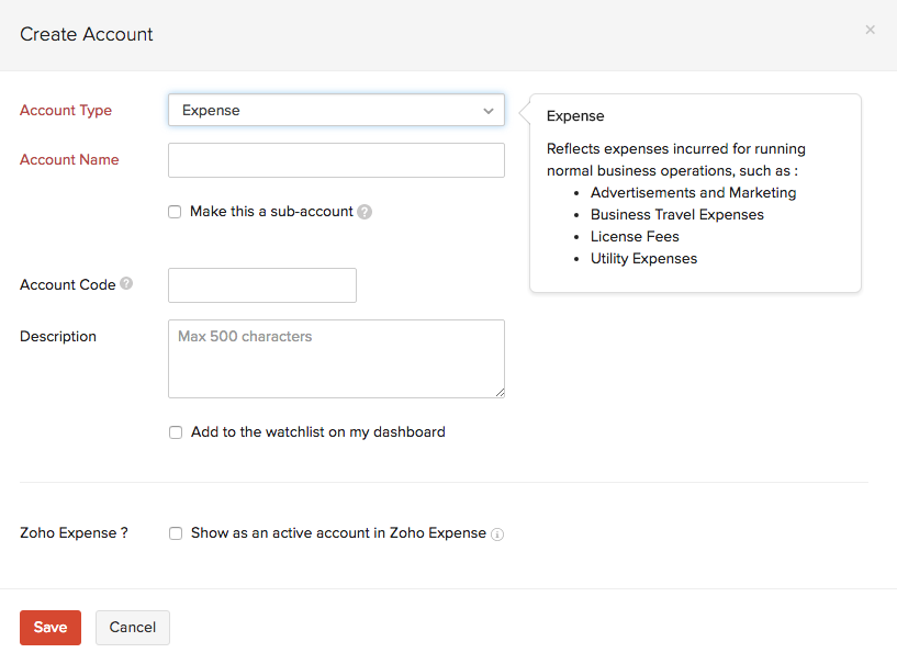 Quickbooks Online Chart Of Accounts Sub Accounts