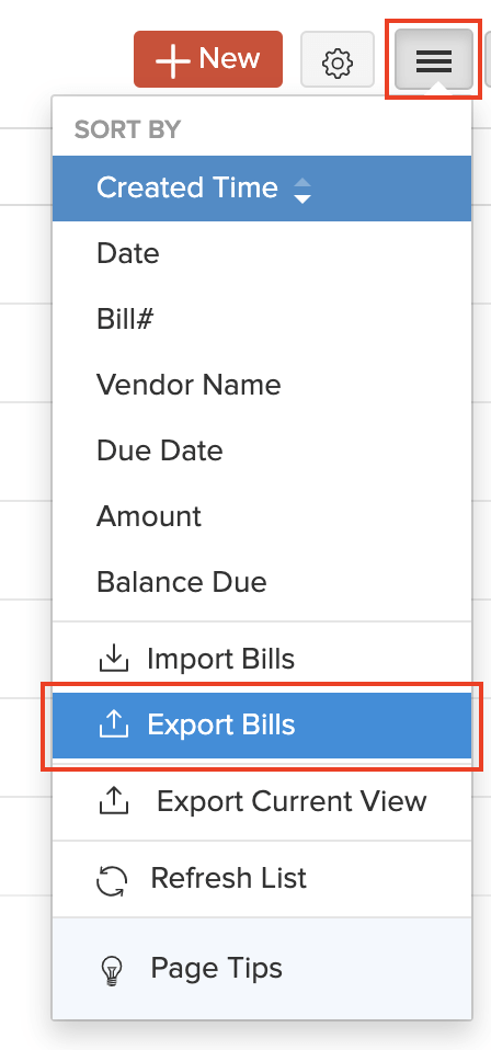 Export Bills