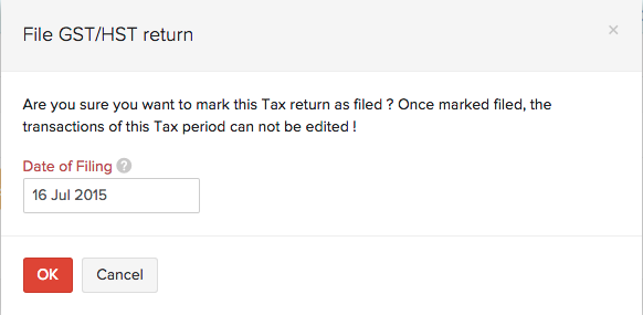 File GST/HST Return