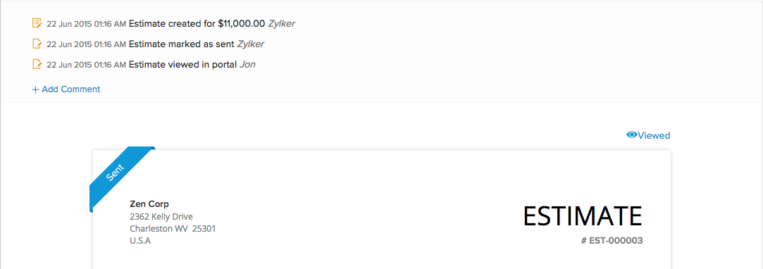 Notifcação visualizada