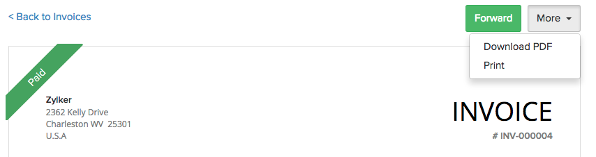 Salvar, imprimir e encaminhar