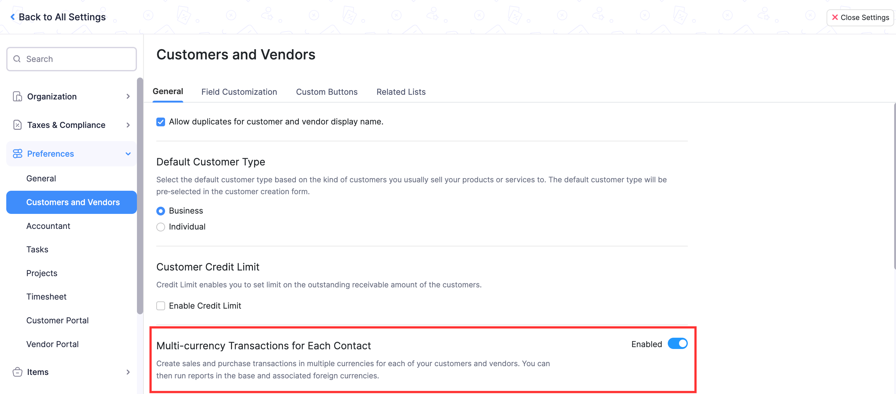 Enable Advanced Multi-currency Handling