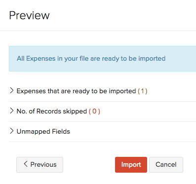 Import Expenses