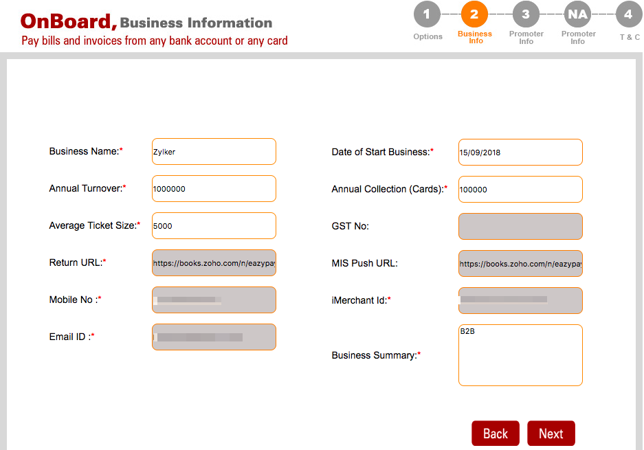 eazypay page 2