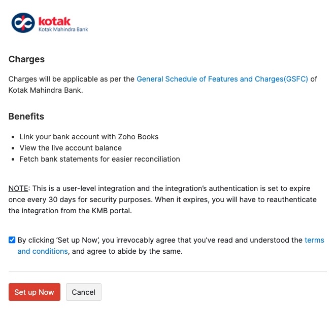 Setup Kotak Mahindra