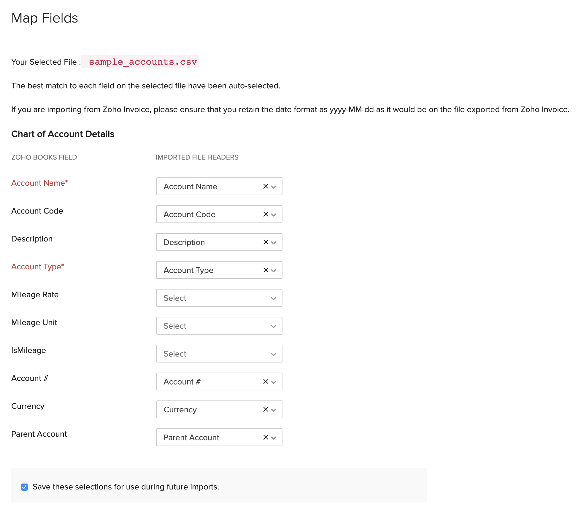 Quickbooks Online Chart Of Accounts Detail Type