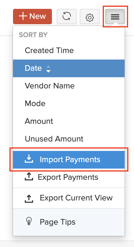 Import Payments