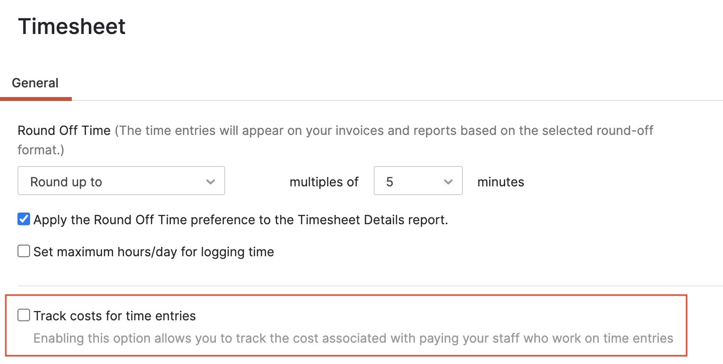 Enable Cost Tracking