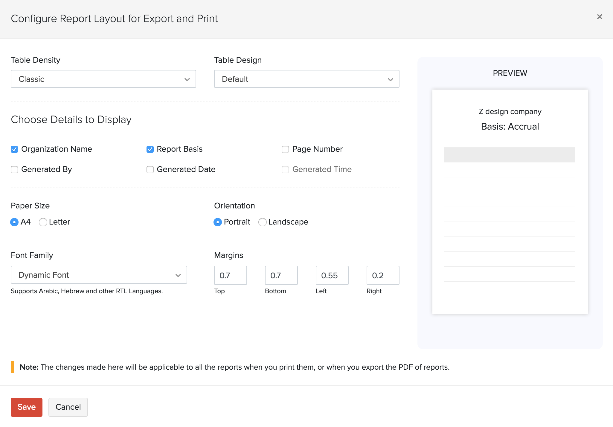 zoho books reports