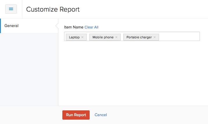 Run Report