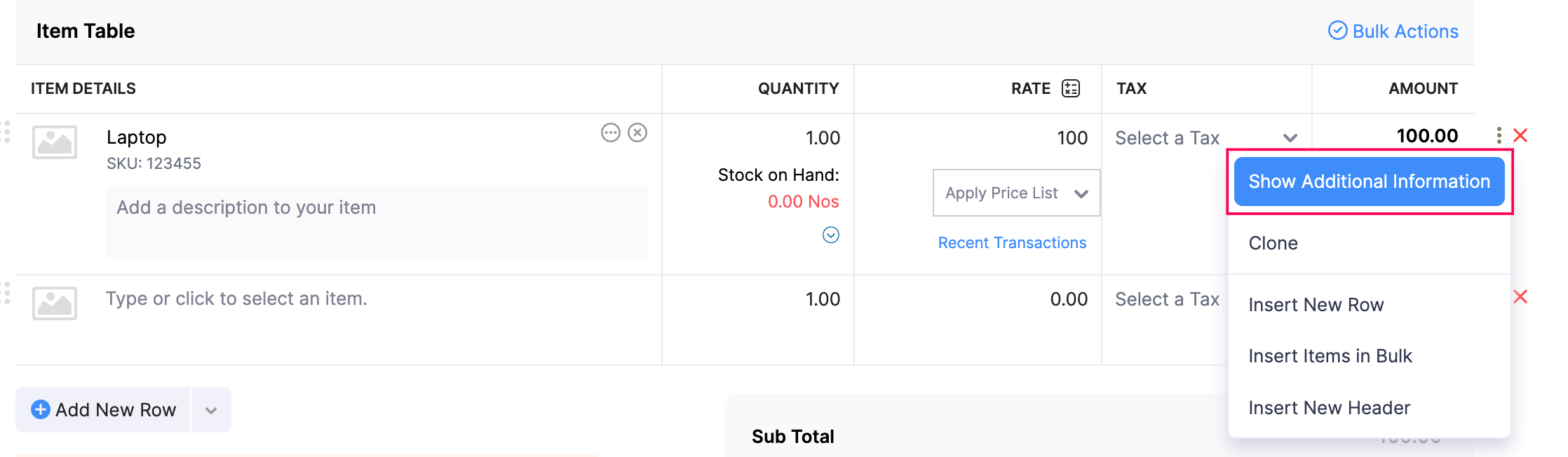 Associate Tags to Transactions