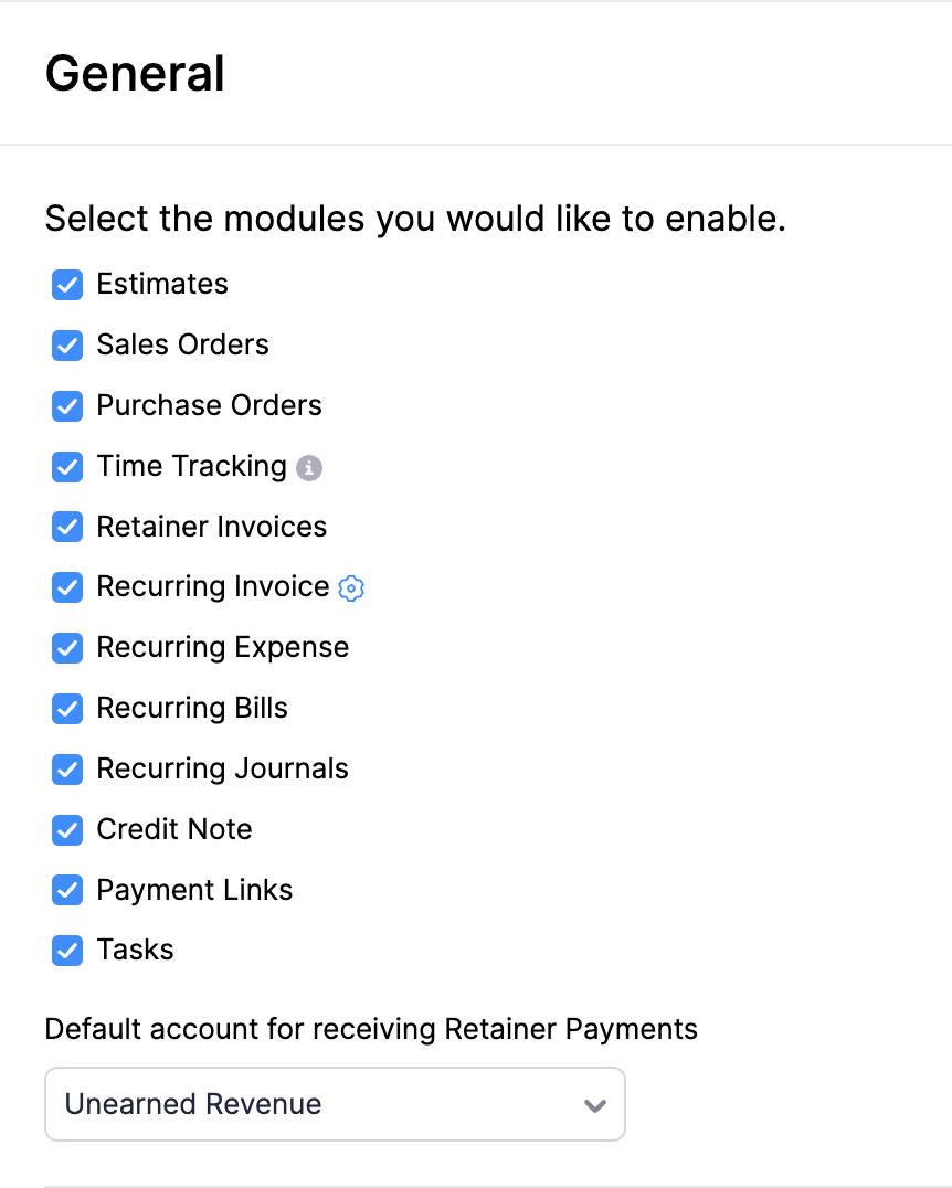 Enable Modules