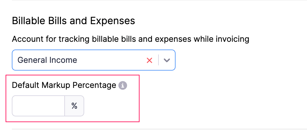 Markup Billable Bills & Expenses