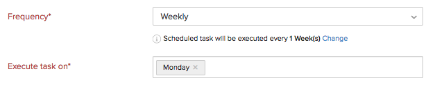 Execute Weekly