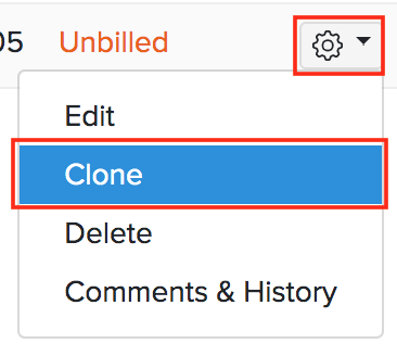 Clone Timesheet