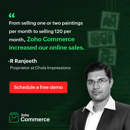 Zoho Commerce - ecommerce software