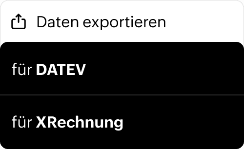 DATEV-Kompatibilität vom ersten Tag an