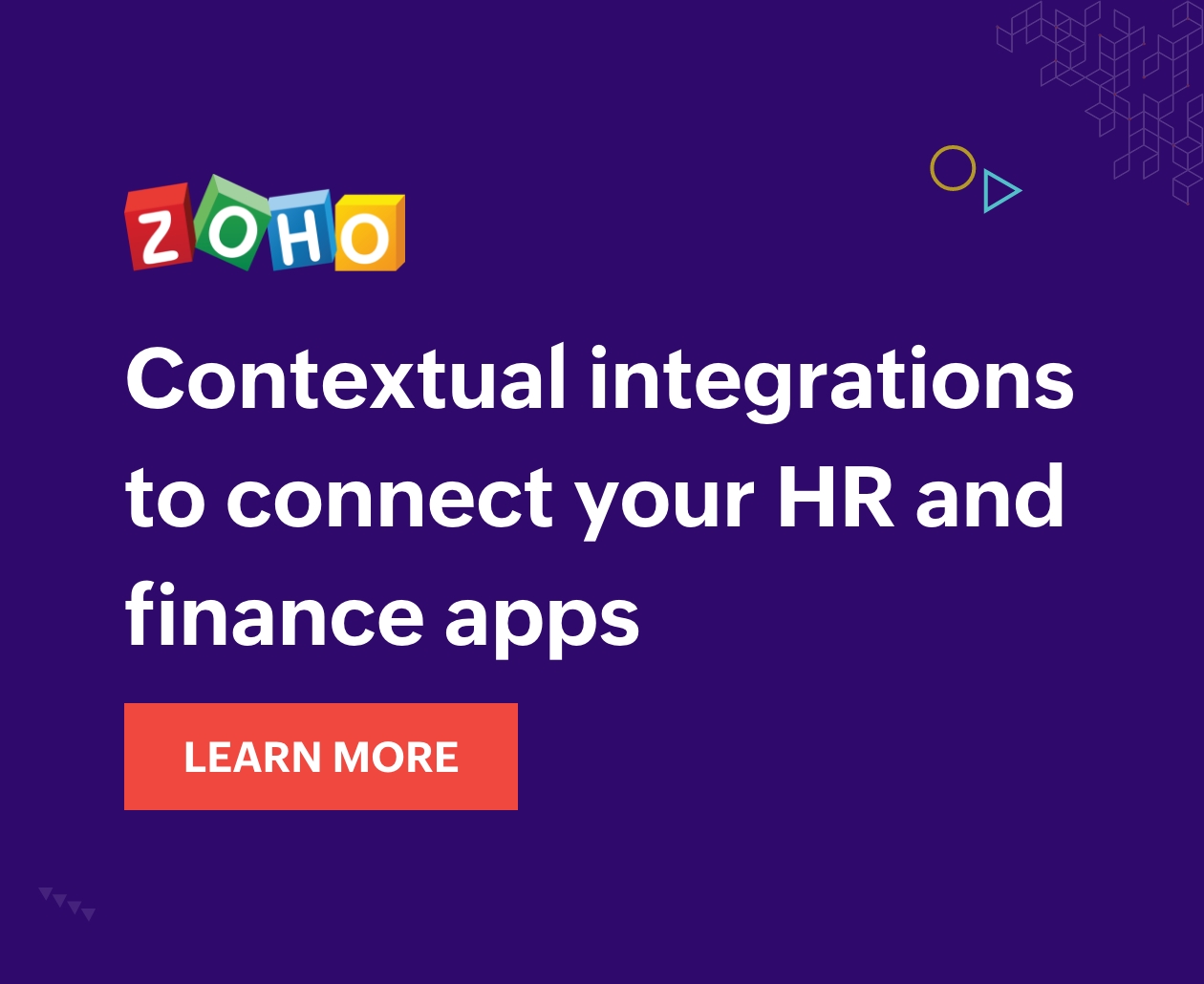 Contextual integrations to connect your HR and finance apps