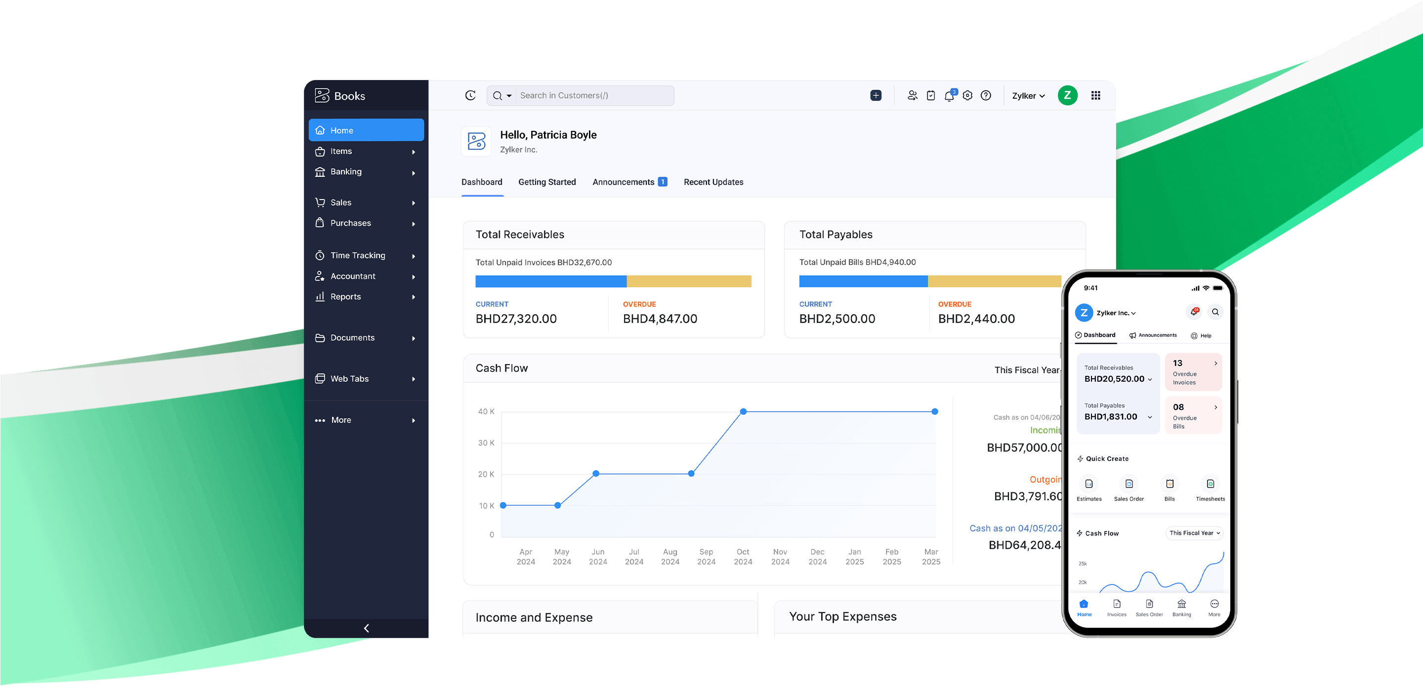 Online Accounting Software Bahrain Zoho Books