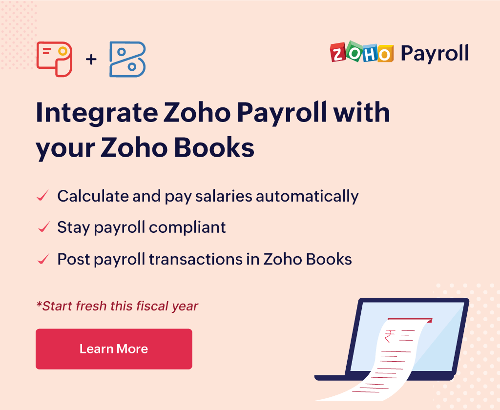 Cloud Bookkeeping software Zoho Books