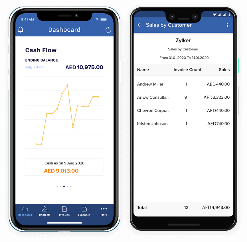 Mobile App - Mobile Accounting | Zoho Books