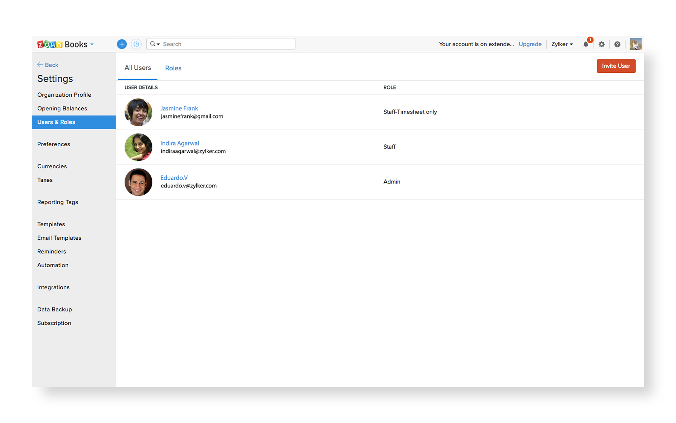 Tally Alternative Cloudbased Accounting Software Zoho Books