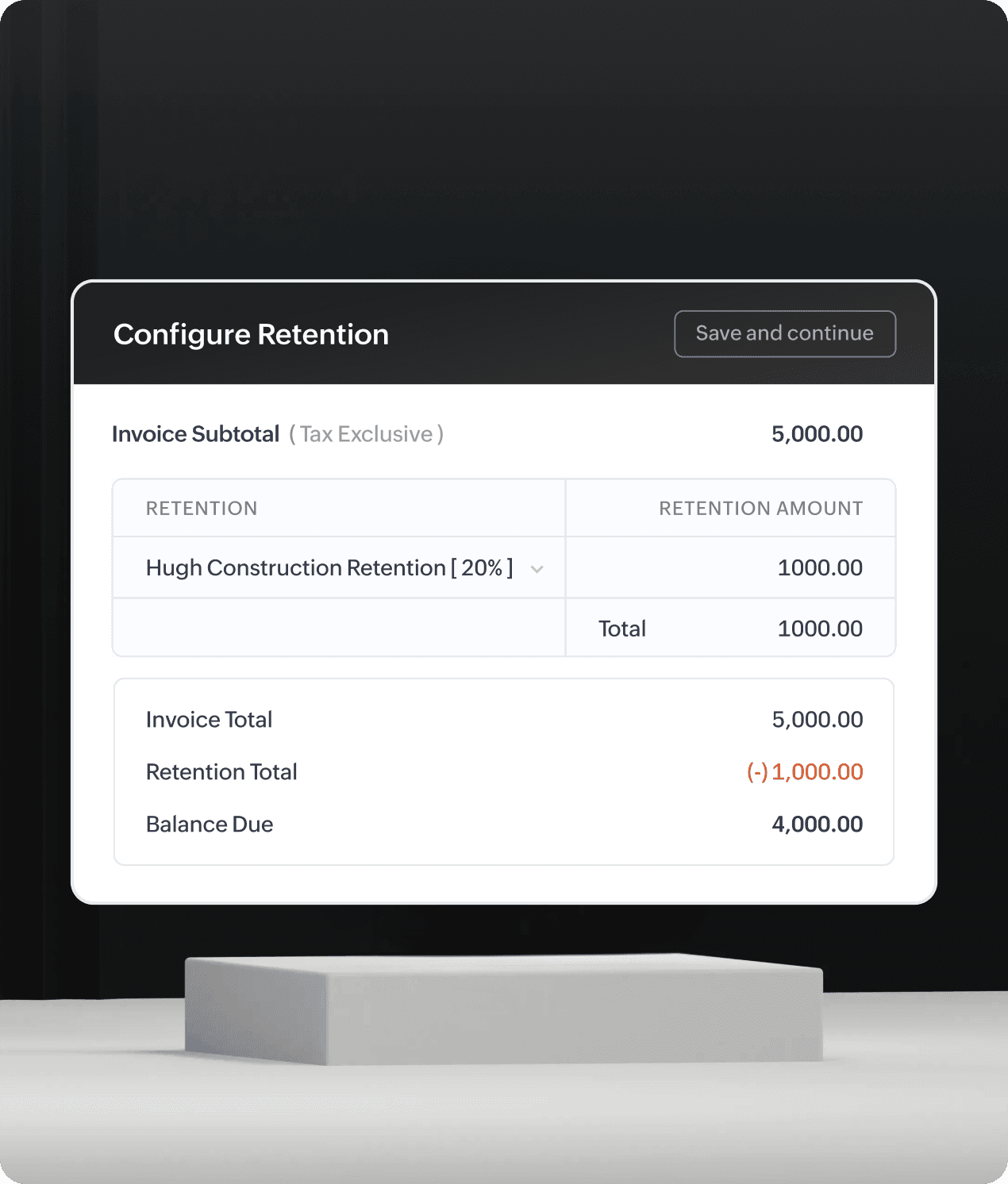 Retention tracking