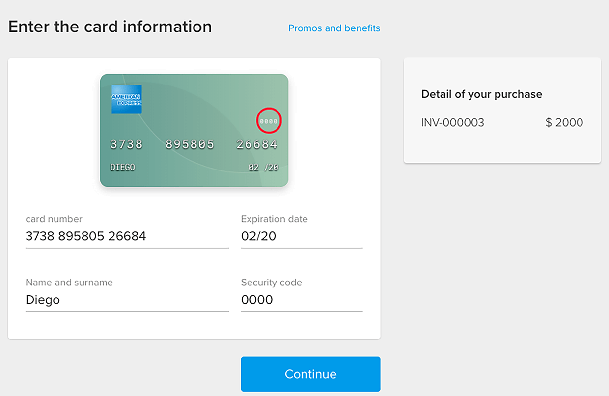 Making payment - Card Info - Mercado Pago Integration | Zoho Books