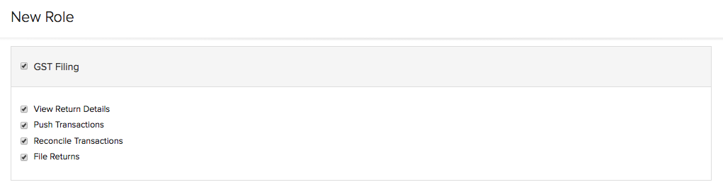 GST Filing Permissions