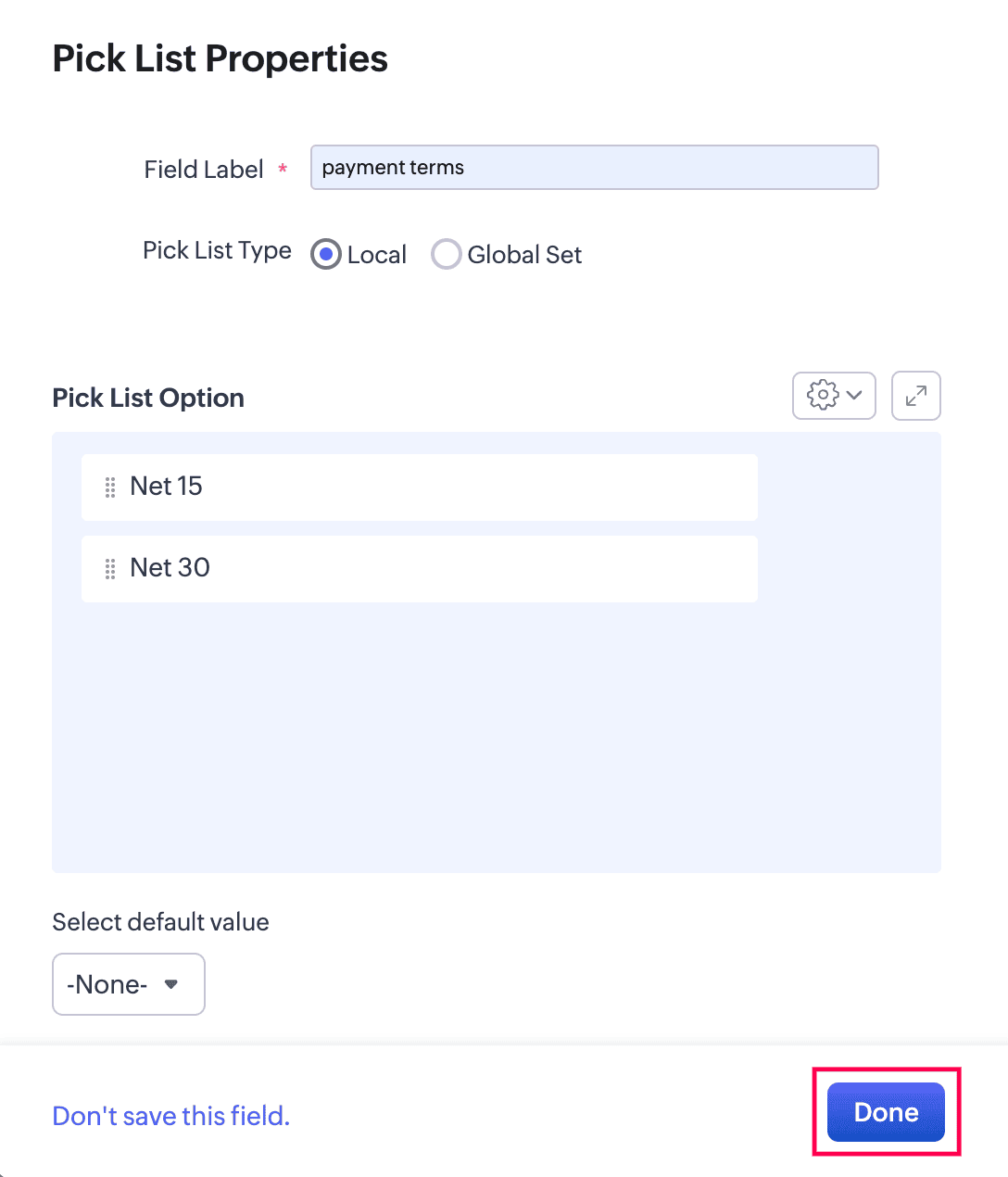 Zoho CRM integration with Books Edit option