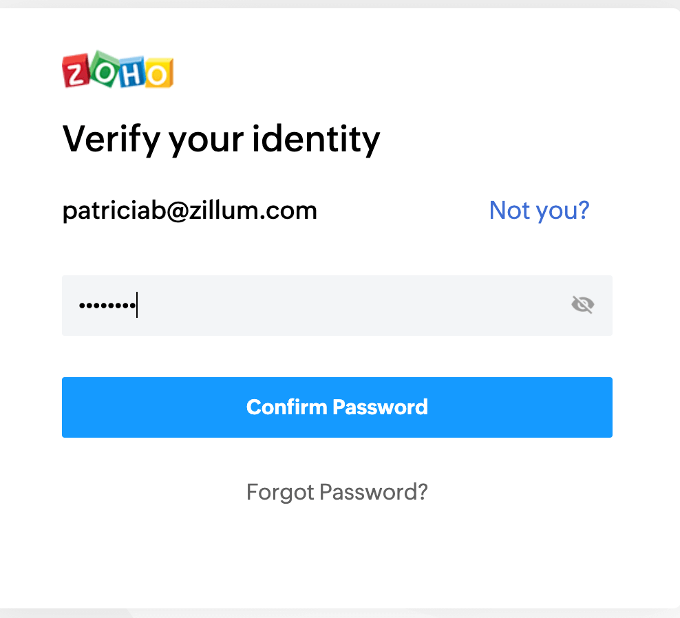 Confirm Identity