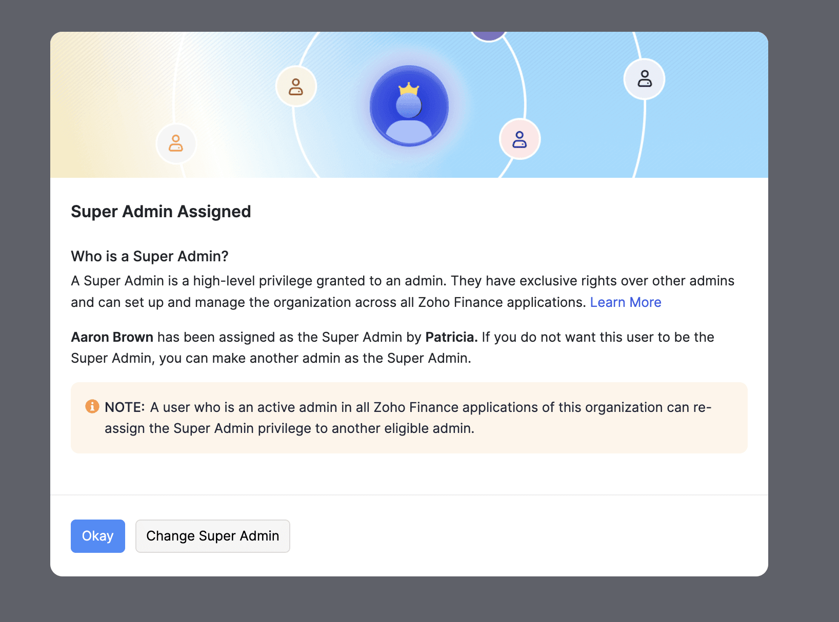 Mark as Super Admin